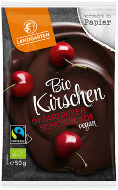 Produktfoto zu Kirschen in Zartbitterschokolade