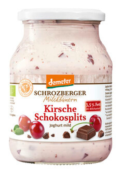 Produktfoto zu Joghurt Kirsche Schokosplits, 500g