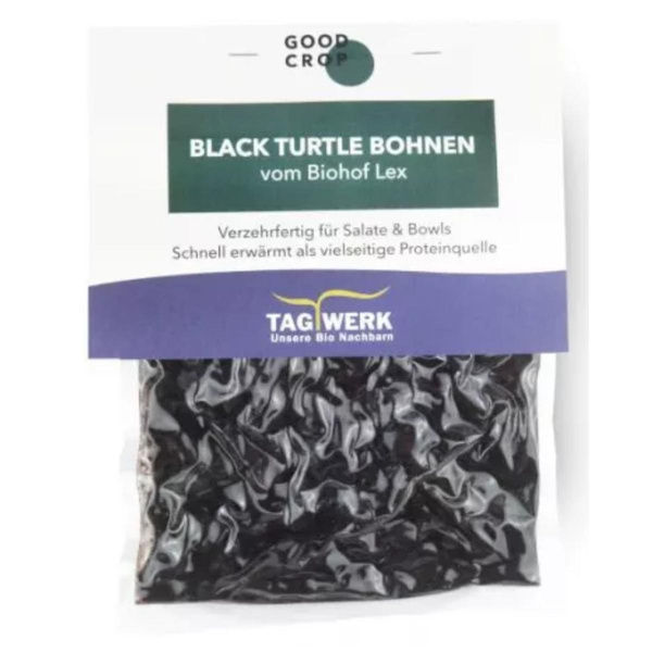 Produktfoto zu Black Turtle Bohnen ready-to-eat 200g
