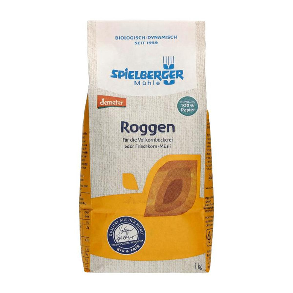 Produktfoto zu Roggen ganz 1kg