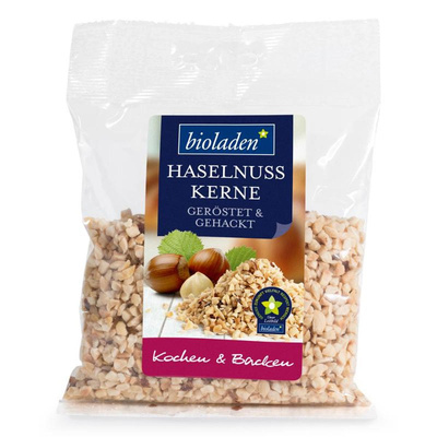 Produktfoto zu Haselnusskerne geröstet & gehackt