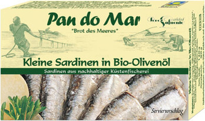 Produktfoto zu kleine Sarinen in Olivenöl 120g
