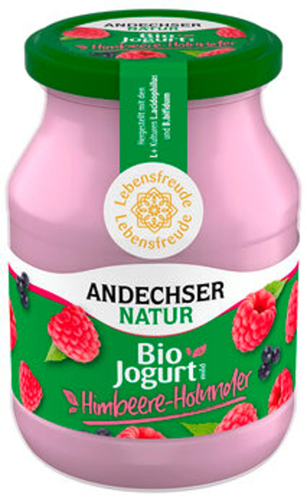 Produktfoto zu Joghurt Himbeer-  Holunder 500g