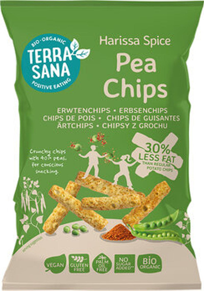 Produktfoto zu Erbsenröllchen mit Harissa-Geschmack