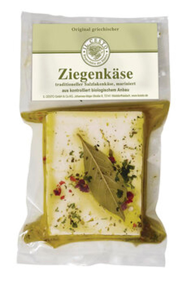 Produktfoto zu Ziegenkäse mariniert 175g