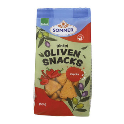 Produktfoto zu Oliven Snacks Paprika