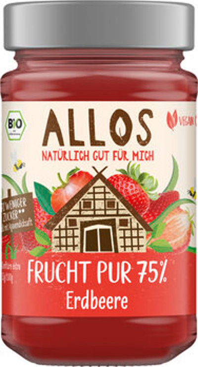 Produktfoto zu Fruchtaufstrich Erdbeere 250g