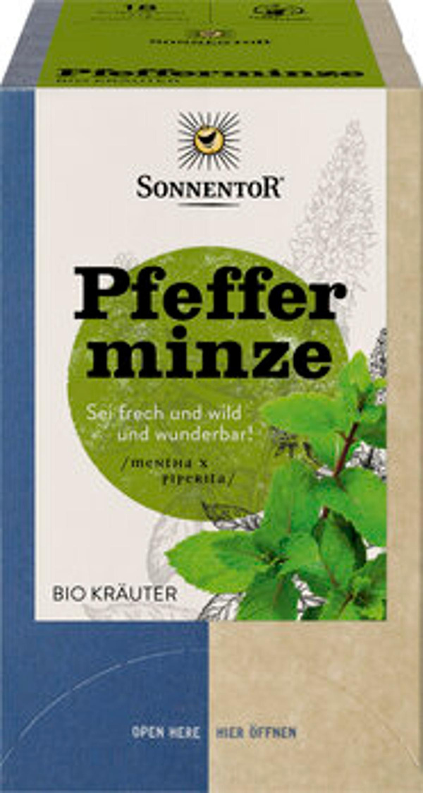 Produktfoto zu Kräutertee Pfefferminze Beutel