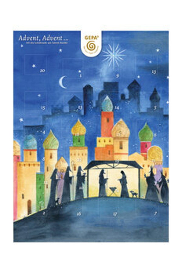 Produktfoto zu Gepa Adventskalender Schokolade