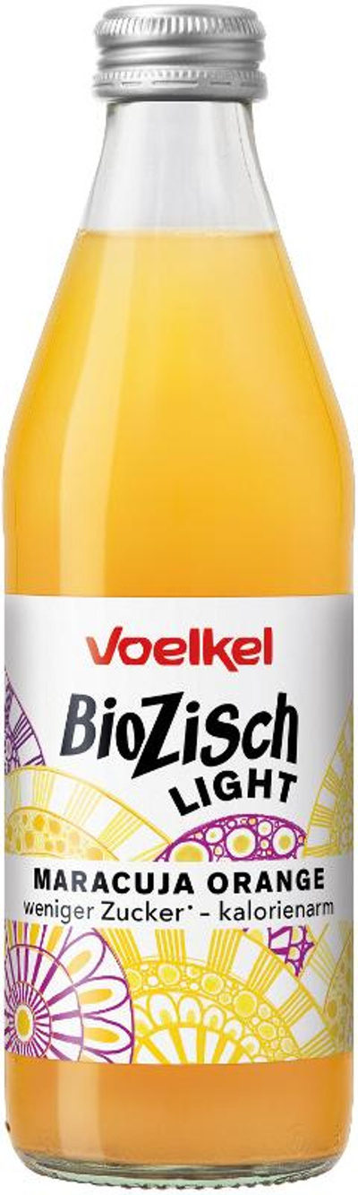 Produktfoto zu BioZisch Maracuja-Orange light 0,33l