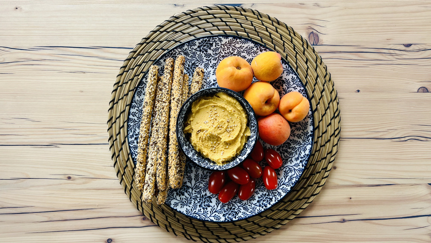 Rezeptbild für Süsskartoffel Hummus