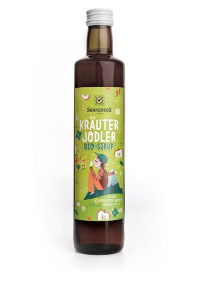 Produktfoto zu Kräuterjodler Sirup 0,5l