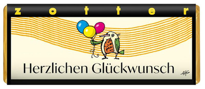 Produktfoto zu Schokolade "Herzlichen Glückwunsch"