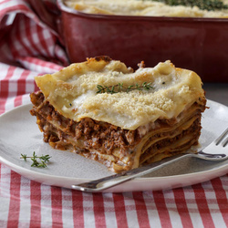 Produktfoto zu Rezept & Kochkiste: Lasgane mit Tempeh-Bolognese - vegan!