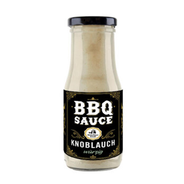 Produktfoto zu BBQ Sauce  Knoblauch 250ml