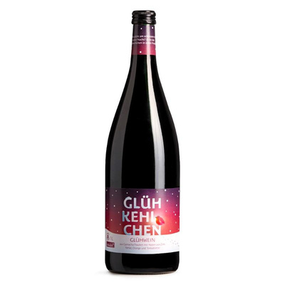 Produktfoto zu Glühwein Glühkelchen rot 1l