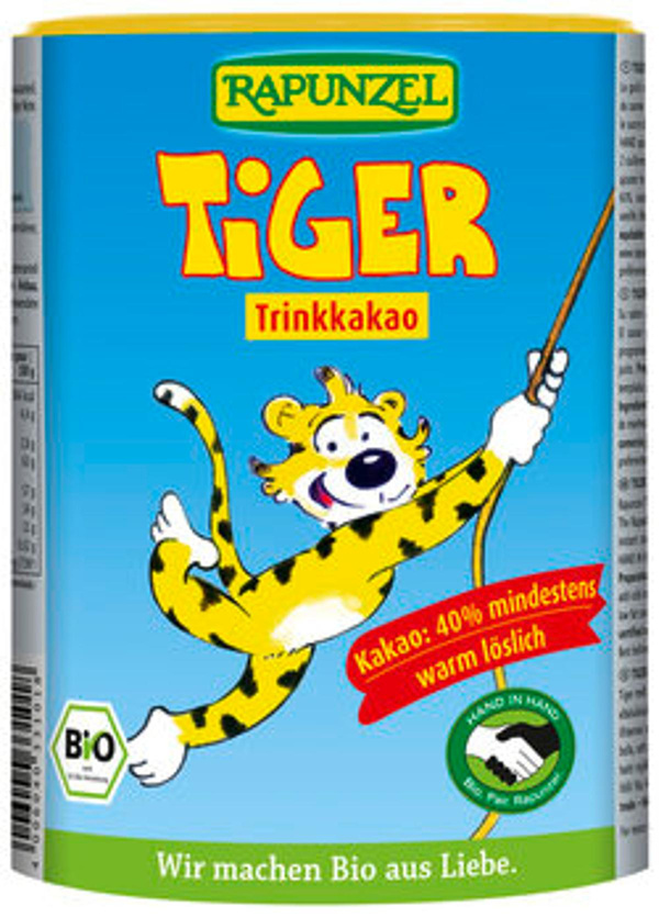 Produktfoto zu Trinkschokolade Tiger 400g
