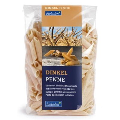Produktfoto zu Penne Dinkel hell 500g
