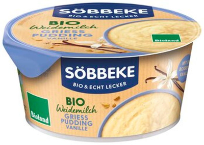 Produktfoto zu Grießpudding mit Vanille 150g