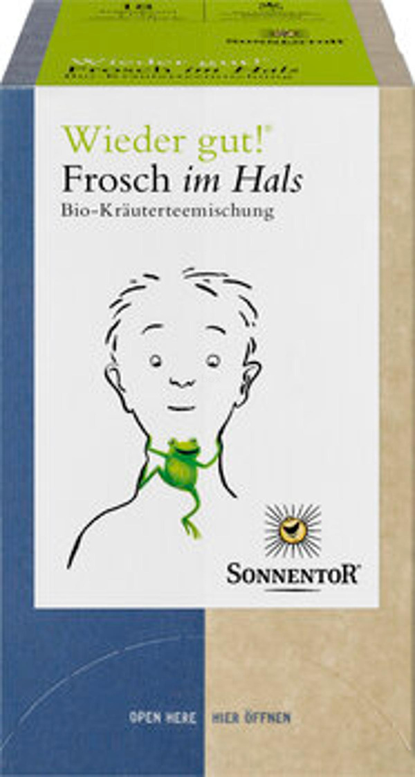 Produktfoto zu Kräutertee Frosch im Hals