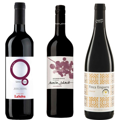 Produktfoto zu Weinbegleitung rot zur Tour de Kas