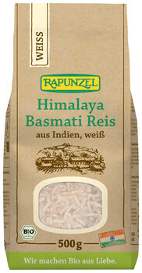 Produktfoto zu Reis Himalaya Basmati weiss 500g