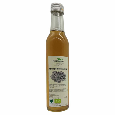 Produktfoto zu Holunderblütensirup 250ml