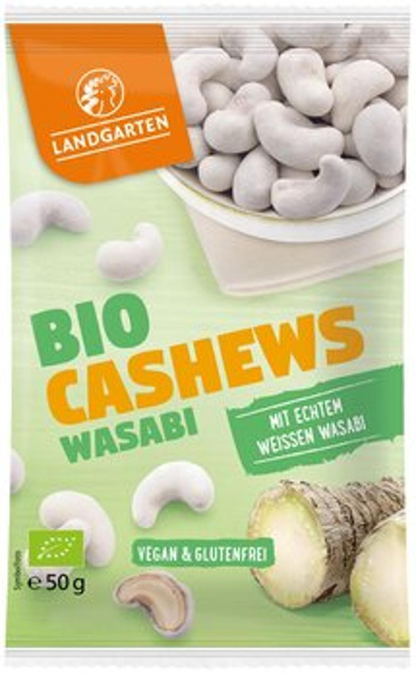 Produktfoto zu Cashews Wasabi, 50g