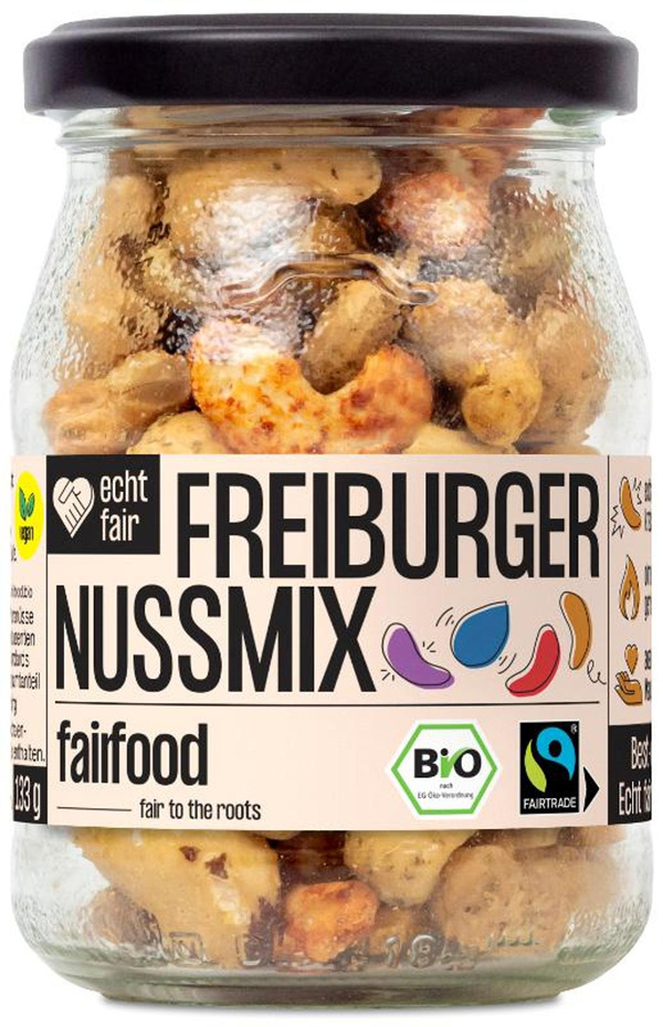 Produktfoto zu Fairer Nussmix, geröstet & bunt gewürzt