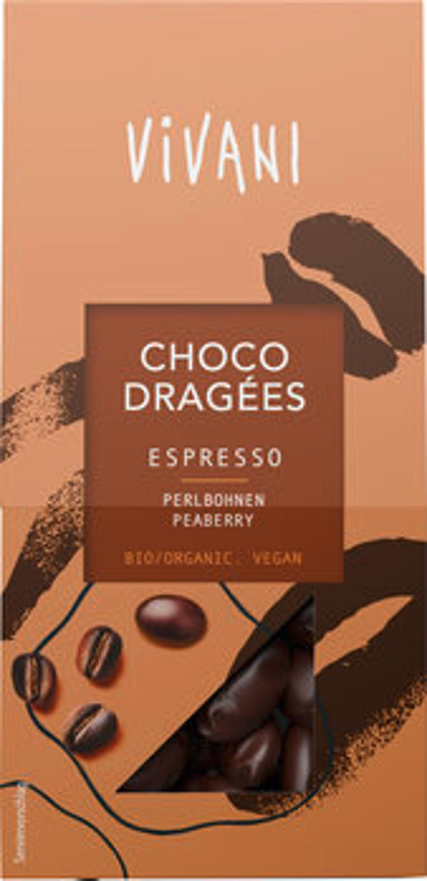 Produktfoto zu Choco Dragees Espresso