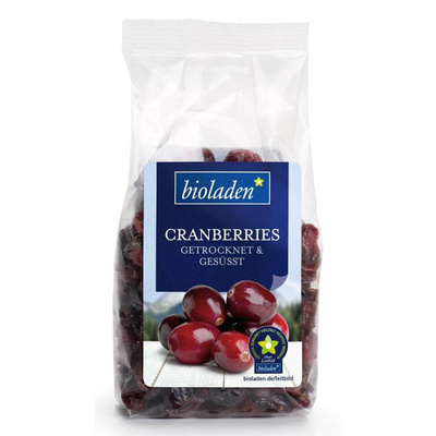 Produktfoto zu Cranberries gesüßt 200g