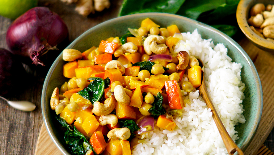 Rezeptbild für Kürbis-Curry