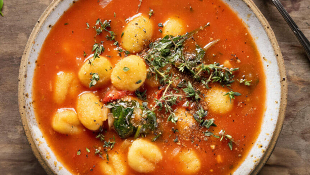 Rezeptbild für Gnocchi-Spinat-Suppe