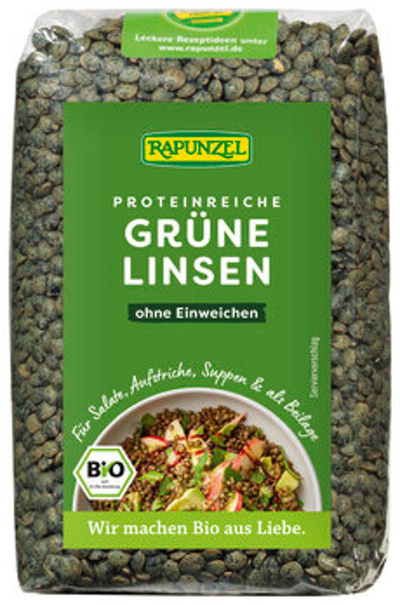 Produktfoto zu Linsen grün 500g