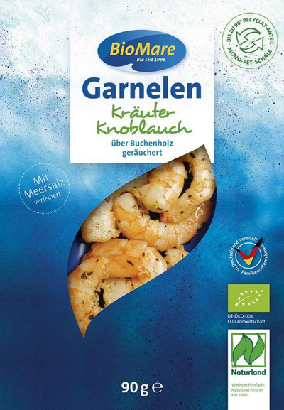 Produktfoto zu Garnelen mit Kräutern & Knoblauch