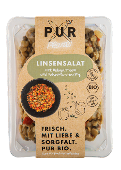 Produktfoto zu Linsensalat mit Paprika & Rauchöl 200g