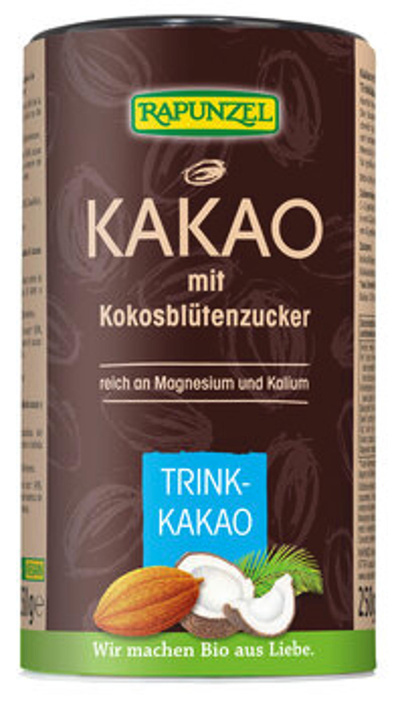 Produktfoto zu Trinkkakao mit Kokosblütenzucker 250g
