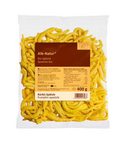 Produktfoto zu Spätzle Kürbis 400g