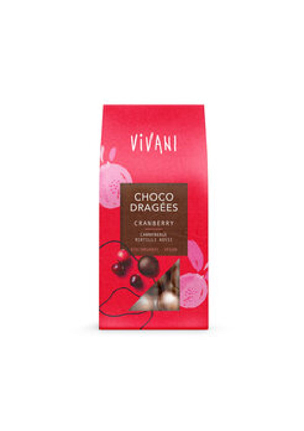 Produktfoto zu Choco Dragees Cranberry