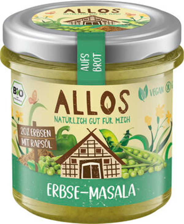 Produktfoto zu Brotaufstrich Erbse Masala