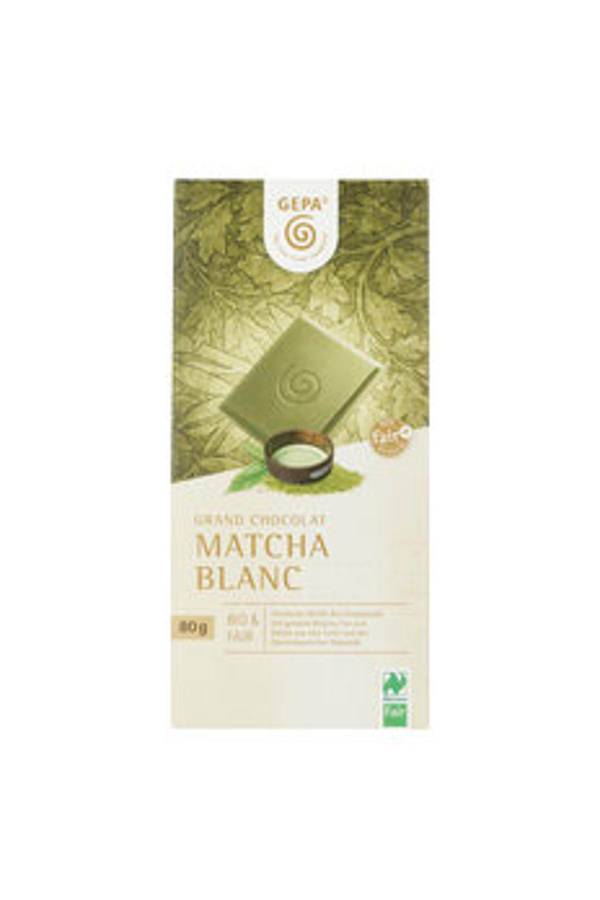 Produktfoto zu Schokolade Matcha Blanc, 100g
