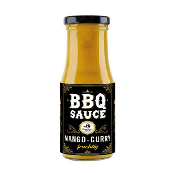 Produktfoto zu BBQ Sauce Mango Curry 250ml