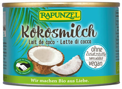 Produktfoto zu Rapunzel Kokosmilch 200ml