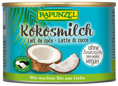 Produktfoto zu Rapunzel Kokosmilch 200ml