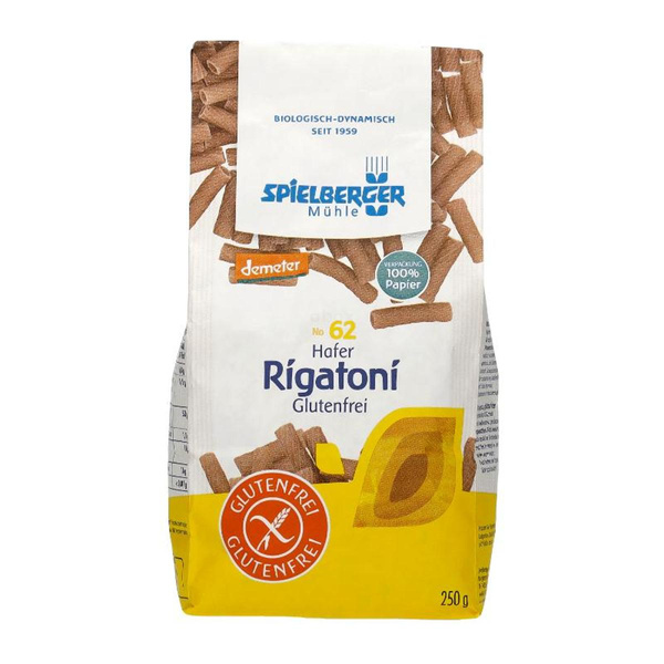 Produktfoto zu Rigatoni Hafer glutenfrei 250g
