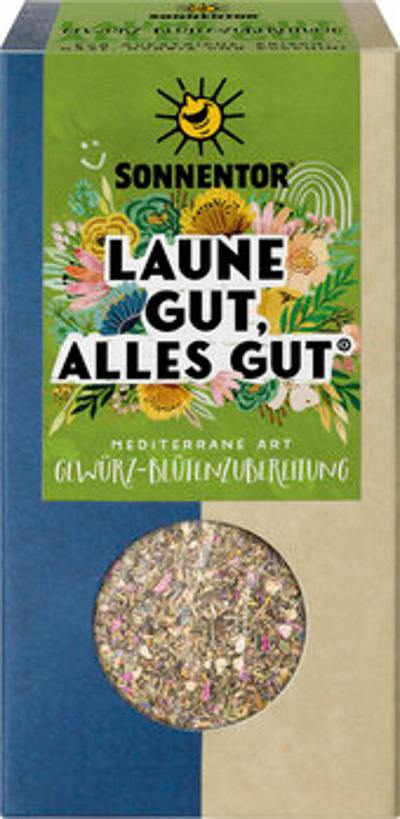 Produktfoto zu Gewürzblütenzubereitung "Laune gut, alles gut"