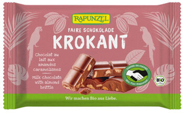 Produktfoto zu Schokolade Mandelkrokant