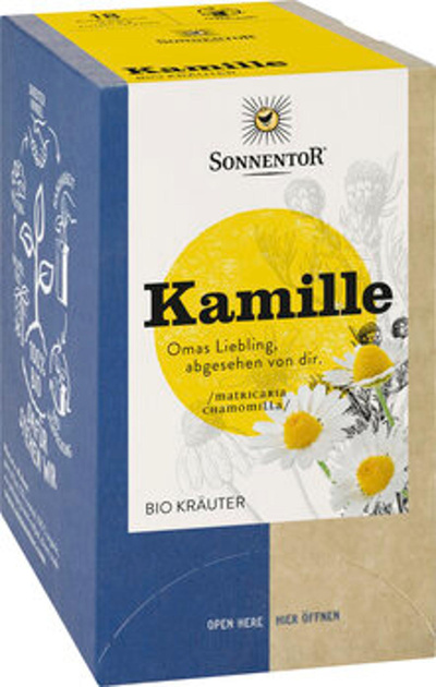 Produktfoto zu Kräutertee Kamille Beutel