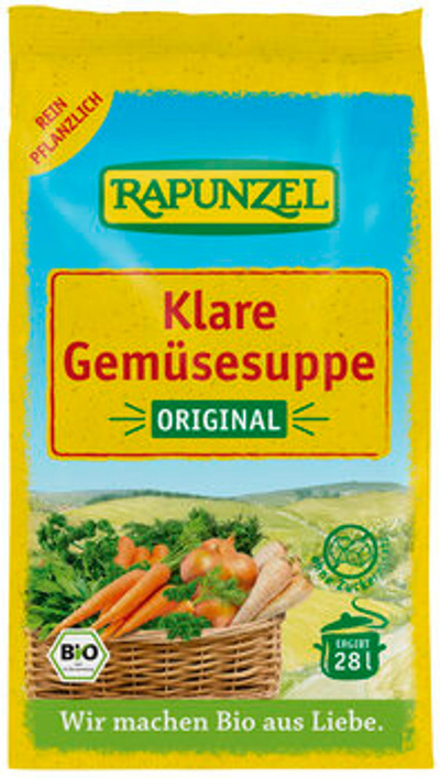 Produktfoto zu Gemüsesuppe klar 500g
