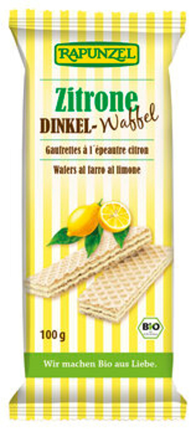 Produktfoto zu Dinkelwaffeln Zitrone
